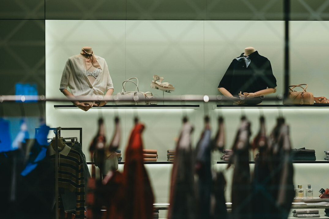 detective in clothing store