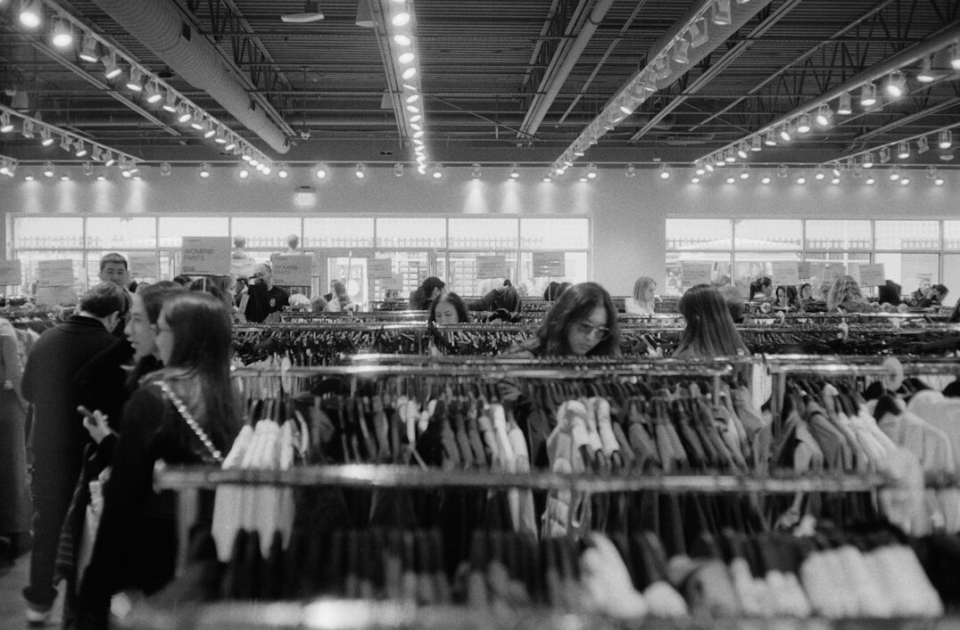 crowded retail store during sales
