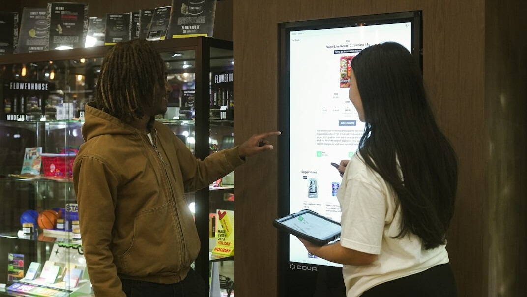 store detective observing customer